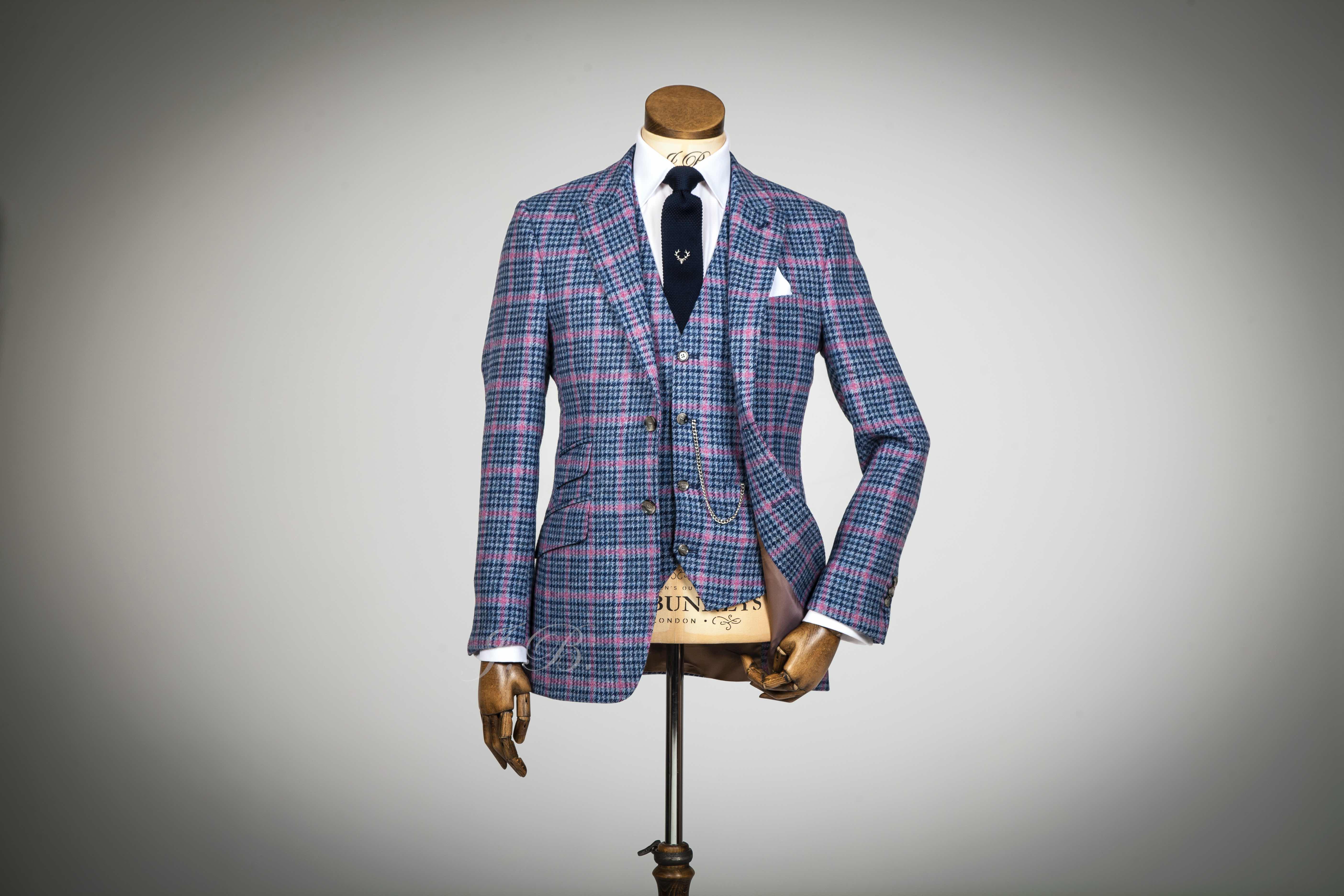 Checked wedding suit trend 2020