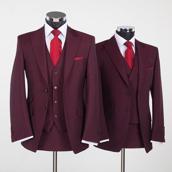 burgundy wedding suit trend 2020 