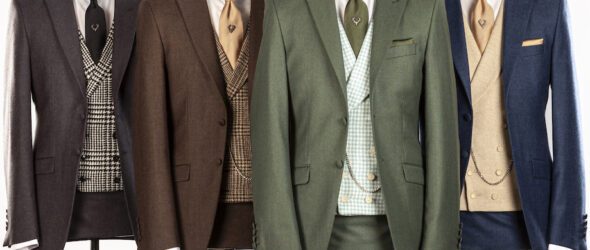 Four Tweed Wedding Suits.