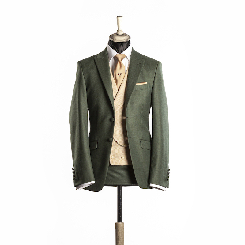 Sage Green Wedding Suit to hire for 2024
