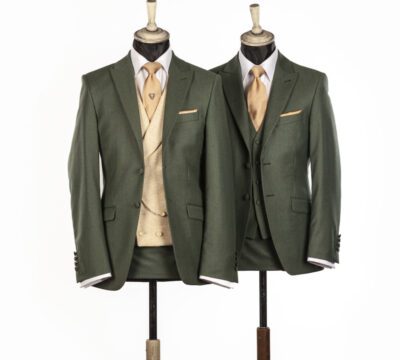 Two Sage Green Wedding suits for 2024