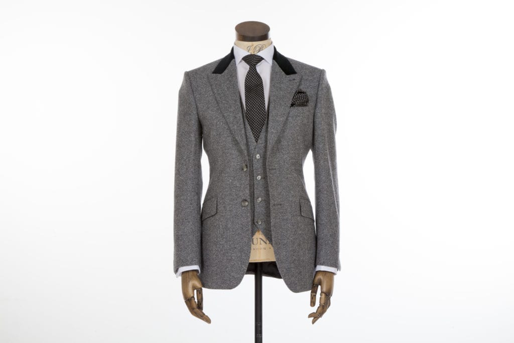 grey donegal tweed wedding suit