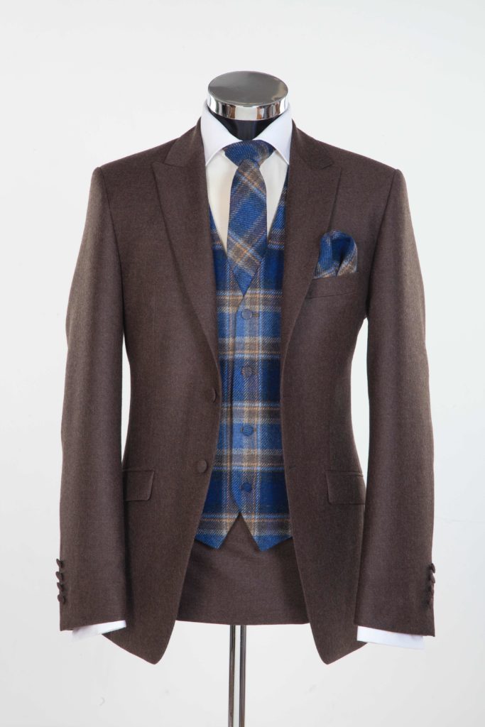 Flannel Wedding Suit Trend 2023