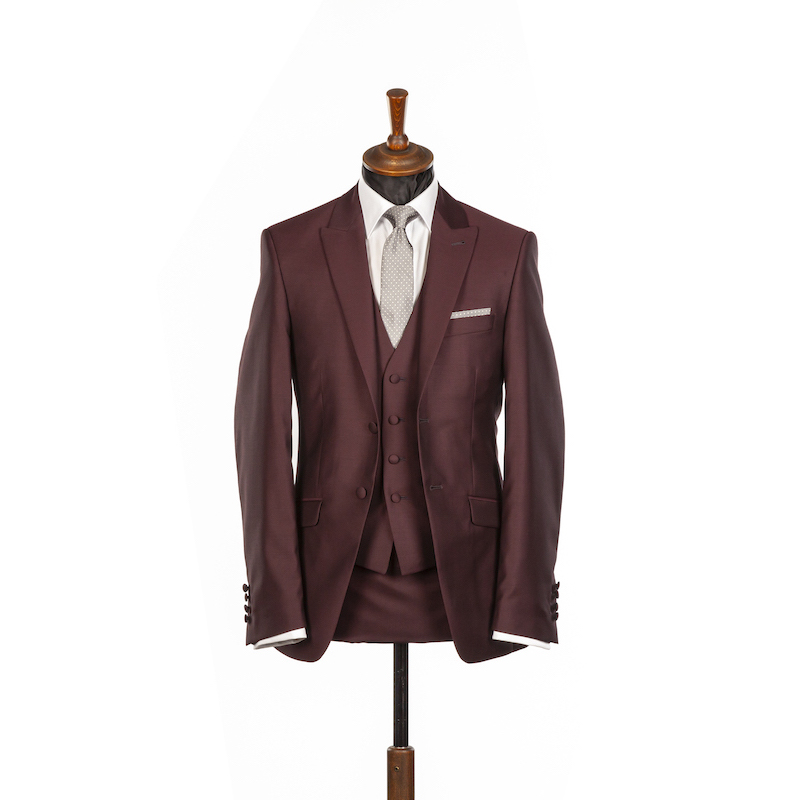 Luxury Wedding Suit Hire 2024 forest green and burgundy 