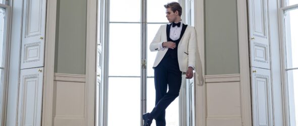 White Tuxedo Jacket for Weddings in 2025 - wedding suit trend for 2025